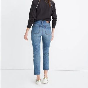 Madewell NWOT stovepipe jean sz 27